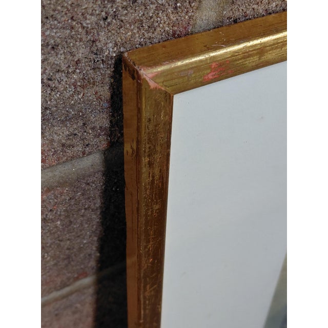 Signed J. Akston "Waiting Call at Sea Bottom 1971" Acrylic on Paper Painting For Sale - Image 10 of 12