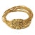 Metal 18kt Gold 9 Strand Spaghetti Link Bracelet For Sale - Image 7 of 7