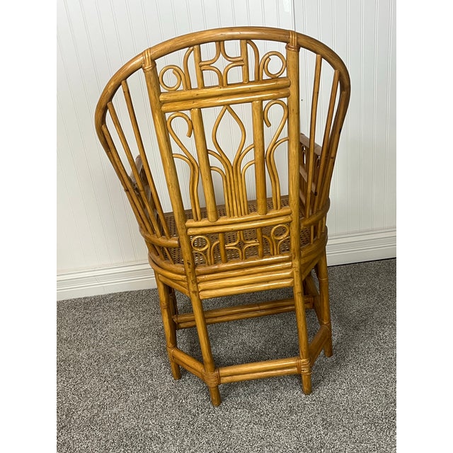 4 1980’s Brighton Pavilion bamboo arm chairs. These were out of a hotel in Florida. Excellent condition with no damage....