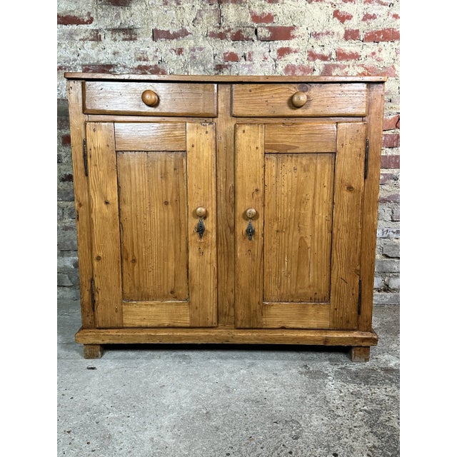 Wood Buffet Storage Unit in Pine, 19th Century For Sale - Image 7 of 9