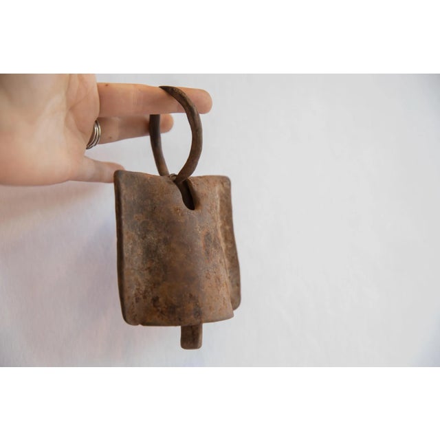 Late 20th Century Vintage African Yoruba Iron Bell For Sale - Image 5 of 7