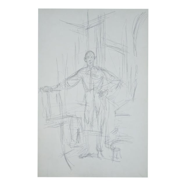 Alberto Giacometti, Portrait of Diego, 1963, Lithograph For Sale