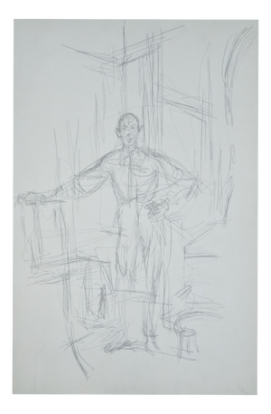Alberto Giacometti, Portrait of Diego, 1963, Lithograph
