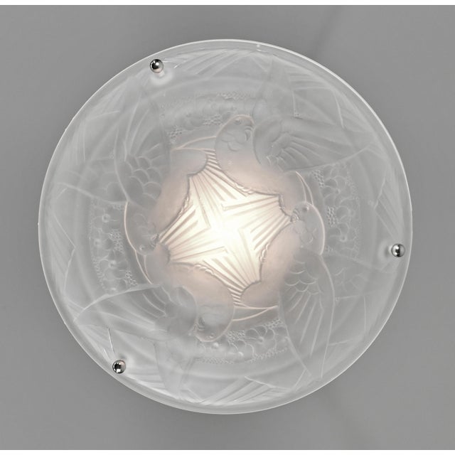 1930s A French Art Deco Pendant Light 1930 France For Sale - Image 5 of 7