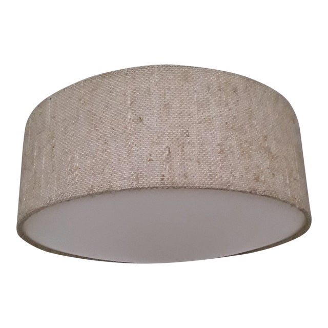 Vintage Wool & Plastic Ceiling Lamp from Luxus, 1970s For Sale