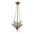 French Art Deco Pendant Chandelier For Sale