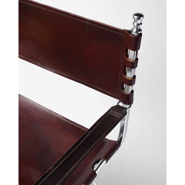 Savonarola Armchair from Maison Jansen, 1960s For Sale - Image 9 of 14