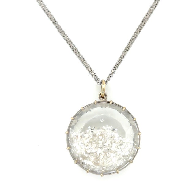 Renee Lewis, Diamond Shaker Pendant Necklace 18k White Gold For Sale - Image 4 of 6