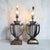 E.F. Chapman 1991 Monumental Chapman Patinated Iron & Brass Urn Table Lamps - a Pair For Sale - Image 4 of 11