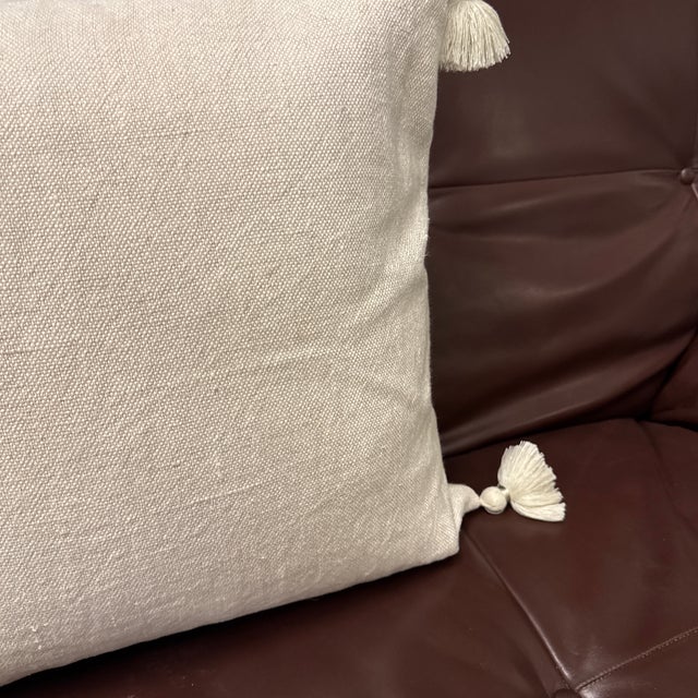 Serena & Lily Tassel Accent Pillow For Sale In San Francisco - Image 6 of 12