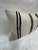 Turkish Hemp Pillow Cushion Natural Beige Black Pillow Cushion Cover 16" x 24" For Sale - Image 4 of 4