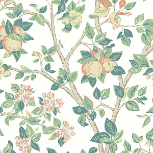 Sample - Borastapeter Ingrid Marie Wallpaper in Ivory