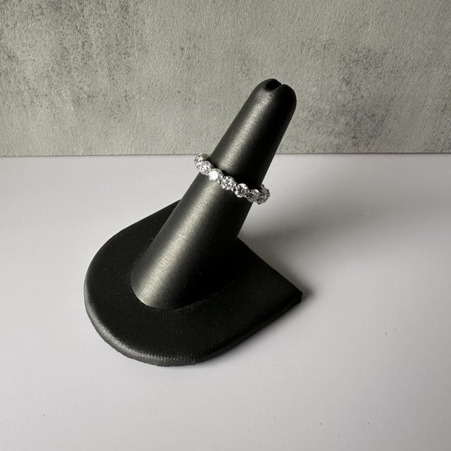 Elevate your collection with this stunning Diamond Eternity Ring in 14k White Gold. Featuring 2.8 carats of GH color,...