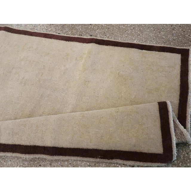 Textile Galerie Shabab Collection Mid-20th Century Turkish Oushak Throw Rug For Sale - Image 7 of 8
