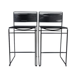 1970s Mid-Century Modern “Spaghetti” Bar Stools - a Pair For Sale