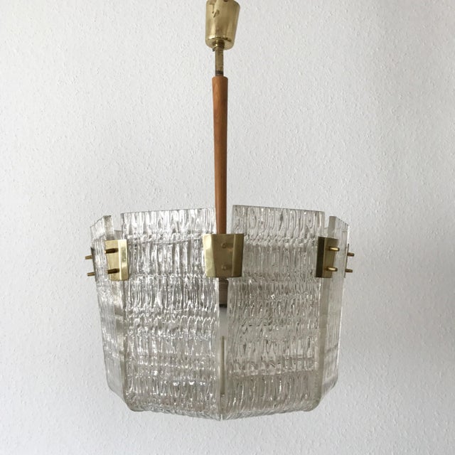 Metal Mid-Century Pendant from Kalmar, 1950s For Sale - Image 7 of 13
