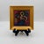 Mid 20th Century Mid-20th Century Naïve Folk Art Floral Still Life Painting in Gold Wood Frame For Sale - Image 5 of 5