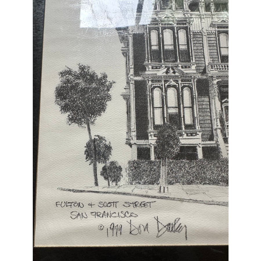 1979 Architectural San Francisco Lithograph Drawings by Don