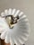 Italian White Tole Daisy 3-Light Chandelier, 1970s For Sale - Image 17 of 18