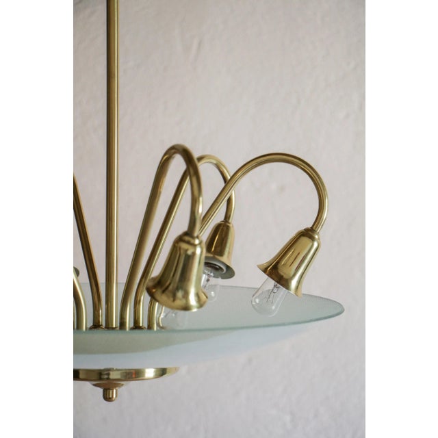 Italian Disc Ceiling Lamp Attributed to Pietro Chiesa, 1950s For Sale - Image 15 of 18