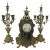 Late 20th Century Bronze Clock Set - 3 Pieces For Sale - Image 13 of 13