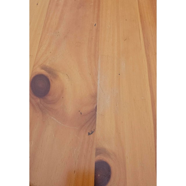 Mid Century American Pine Extension Breakfast Table For Sale - Image 11 of 12