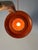 Metal Silver-Orange Louvered Lamp by Carl Thore for Granhaga For Sale - Image 7 of 11