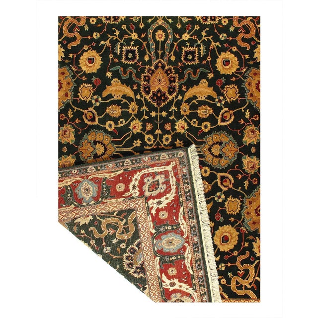 Traditional 2020s Fine Hand Knotted Agra Rug For Sale - Image 3 of 10
