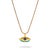 Spiritual Aura Turquoise Evil Eye Gold Necklace For Sale - Image 4 of 11