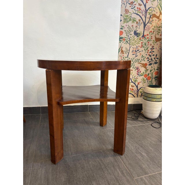 Wood Vintage Art Deco Table, 1930s For Sale - Image 7 of 8