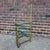 Hollywood Regency Mastercraft Brass and Glass Step Shelf Hollywood Regency For Sale - Image 3 of 12