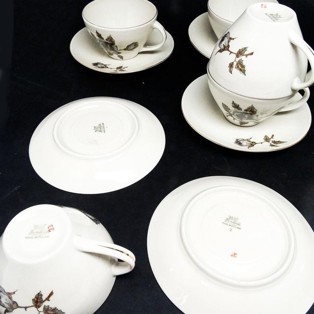 Black Art Deco Joanna Coffee Set from Karolina, Poland, 1960s, Set of 15 For Sale - Image 8 of 17