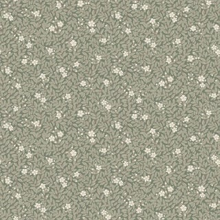 SAMPLE - Boråstapeter Myrten Wallpaper In Sage For Sale