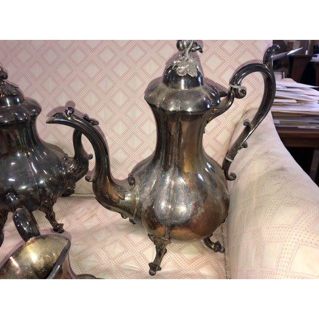 1950s Reed & Barton Winthrop Silverplate Coffee & Tea