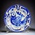 Middle Eastern Style Blue and White Pottery Plate, 1700s For Sale - Image 11 of 11