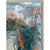 Burnt Orange Vintage Abstract Expressionist Painting on Canvas For Sale - Image 8 of 12