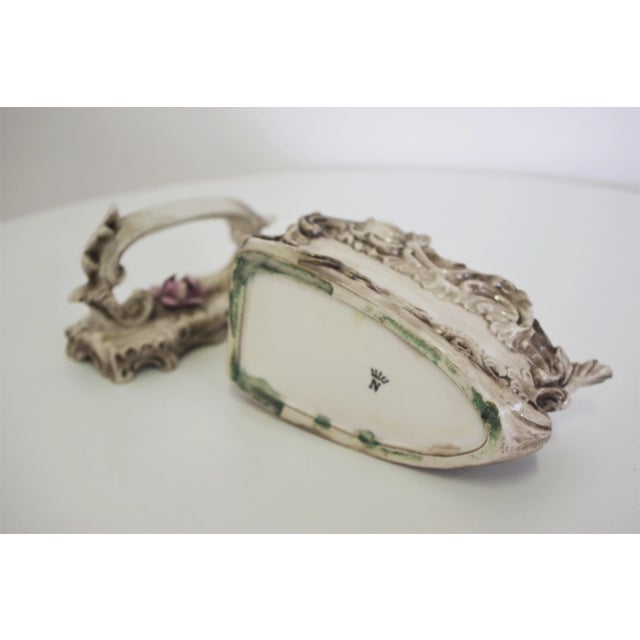 Ceramic Clothes Iron from Capodimonte, 1960s For Sale - Image 11 of 12