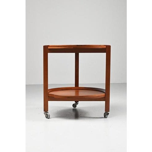 Vintage Teak Trolley by Sika Furniture For Sale - Image 3 of 11