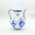 Handmade Ceramic Fluted Ewer (20cm) Blue & White Traditional Pitcher Form – Decorative Ribbed Jug For Sale - Image 6 of 9