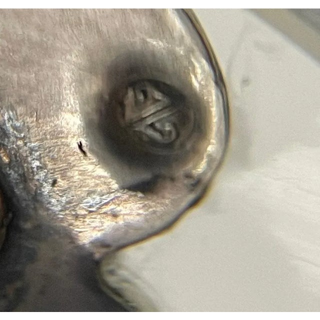 Silver Dutch Crystal Bowl with Silver Handle, 1909 For Sale - Image 8 of 9