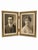 Vintage Gold-Tone Metal Hinged Double Picture Frame With Glass, 5 X 7 For Sale In San Diego - Image 6 of 7