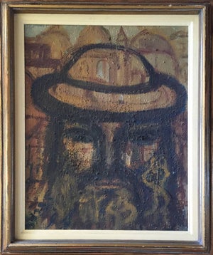 Isaac Frenel, Rabbi in Old Jerusalem Painting