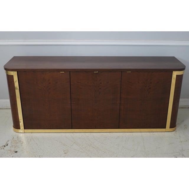 Age: Approx: 40 Years Old Details: Modern Design Adjustable Shelves High Quality Construction Solid Brass Hardware Tiger...