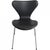 Seven Chairs in Black Leather by Arne Jacobsen, 1980s, Set of 6 For Sale - Image 3 of 18
