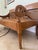 Rustic Vintage Hand-Carved Indonesian Solid Teak Daybed / Lounge Bench – Imported From Bali For Sale - Image 3 of 7