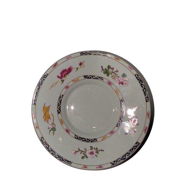 Ceramic 1980s Limoges "Formose" Demitasse Cup and Saucer For Sale - Image 7 of 9