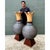 Wood Vintage Monumental Sculptural Wood Urns - A Pair For Sale - Image 7 of 12