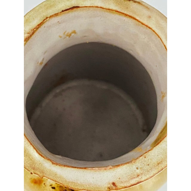 Ceramic Pot or Bottle in Brown, France, 1960 For Sale - Image 10 of 12