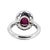 Late 20th Century Ruby Cabochon Ring, Size 5 For Sale - Image 4 of 5
