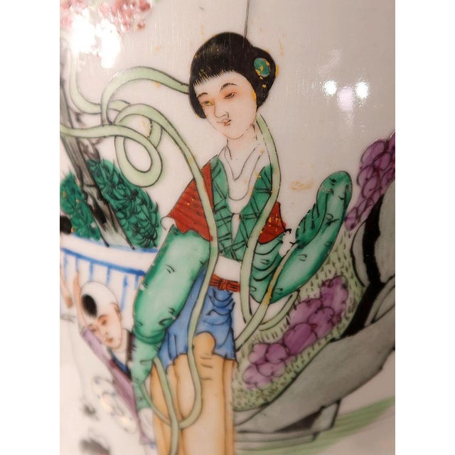 Ceramic Porcelain Baluster Vase, China, Early 20th Cenuty For Sale - Image 7 of 18